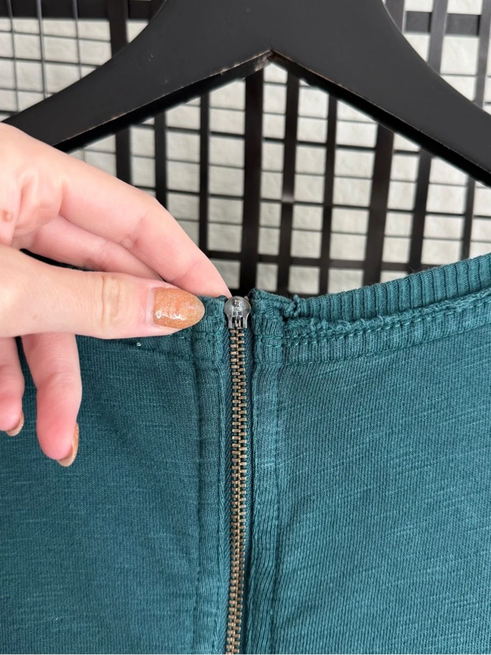 Anthropologie daily practice arta short sleeve jumpsuit in green - Picture 9 of 10